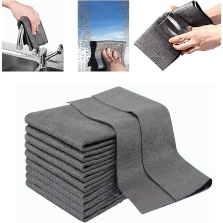 10 stk Tykke Magiske Rengjøringskluter Absorberende Viping Kluter
