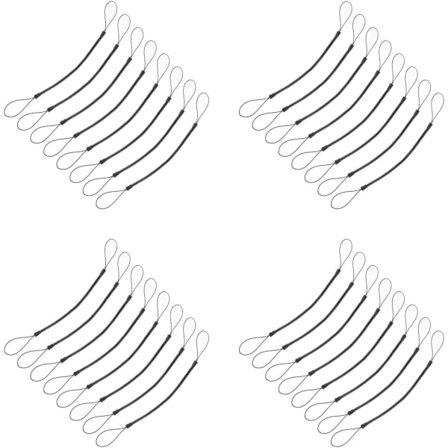 32 kpl Jousinaru Stylus-kynälle, Kadonneen kynän kaulanauha kosketusnäyttökynille, Kestävä elastinen johto