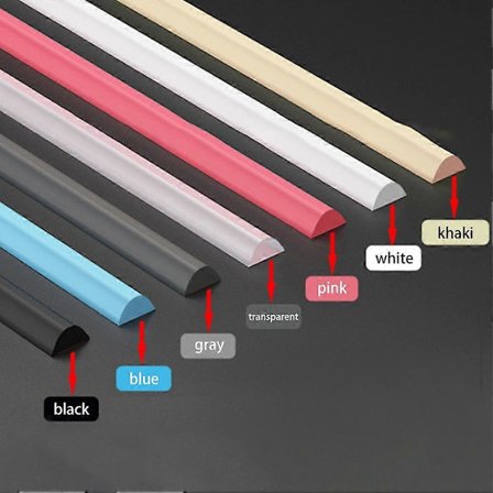 Brusebarriere Vandbarriere 50/100/200cm Bøjelig