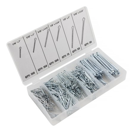 PELA 508675 Saksesplintsett 555 deler, Innfesting