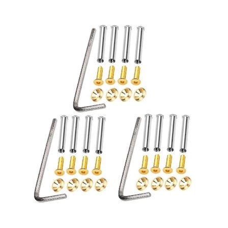 12st Utsökta Skruvar För 80mm 90mm 120mm 140mm Dator PC Gamer 25mm Tjocklek Chassi Kylning Rgb Fläkt DIY Tillbehör