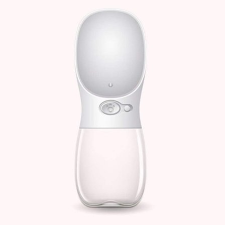 Hundeflaske 350 ml med låsbart låg – Lækagesikker vandflaske til hunde, perfekt til rejser og gåture