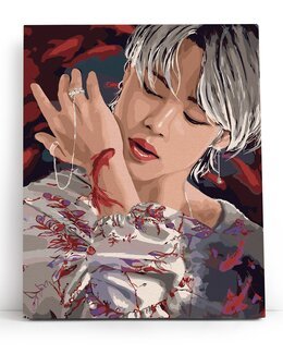 Paint by numbers Koreanischer Sänger