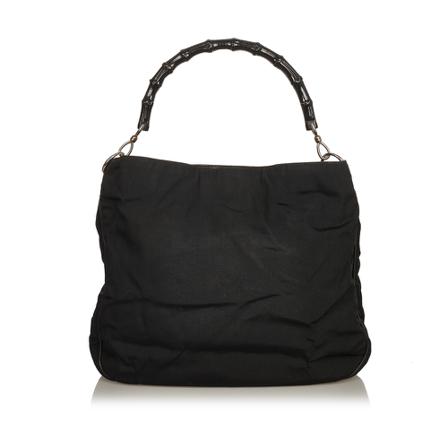 Gucci Vintage, Pre-owned Bag Zwart, Dames, Maat:ONE Size,nylon