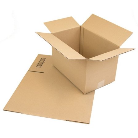 BOXON Wellåda E1375 500x500x550mm - Lyreco - Emballage och lagerutrustning - Lådor och well - Welllådor 1-lag - 500-1300 mm