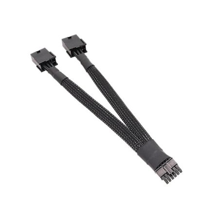 Grafikkort 12VHPWR PCIe 5.0 12-pin til Dual GPU PCIE 8-Pin Kabel for RTX30 Serien 3070 3080 RTX3090