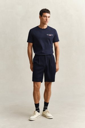 GANT Herren Shorts aus Lyocell (31) Marineblau