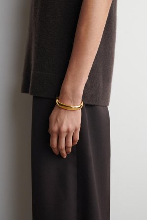 COS Women's Böjd Armband in Guld