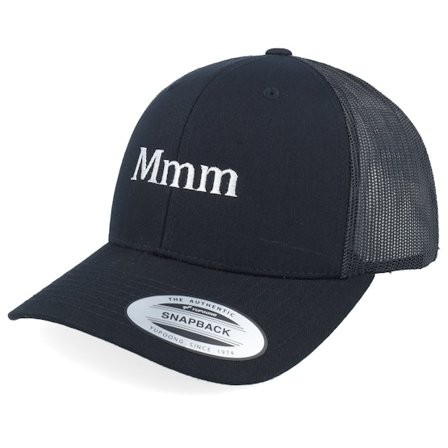 Scenes - Nero trucker Cappellino - Mmm Retro Black Trucker @ Hatstore