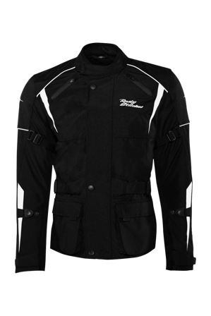 Motorradjacke Rusty Stitches Jenny Damen Schwarz 34