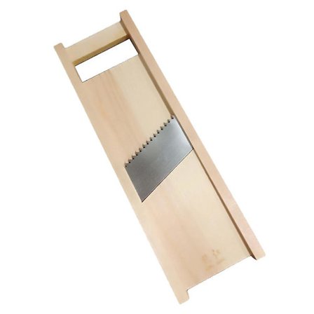 Gulerodsrive af Træ - Stor Grøntsagsriveskærer til Gulerødder