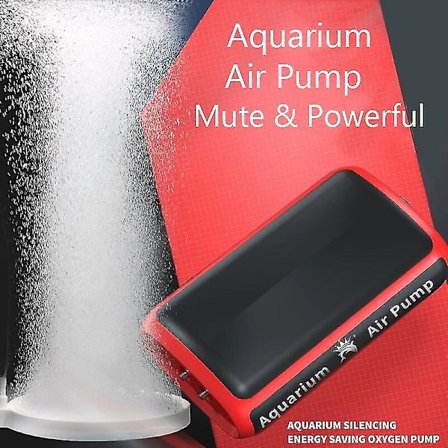 12w Akvarium Luftpumpe Fiskedam Ultra-stille Lydløs