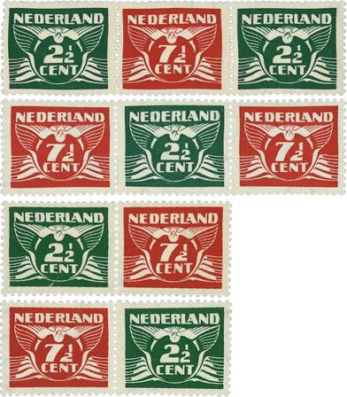 Holland 1941 - NVPH 379a-379d - Postfrisk