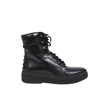 Tod's Lace-up ankle boot , Zwart , Dames , Maat: 38 EU Laarzen