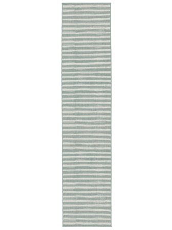 Washable Indoor/Outdoor Rug Dune Light Green/White Runner Small Oeko-Tex