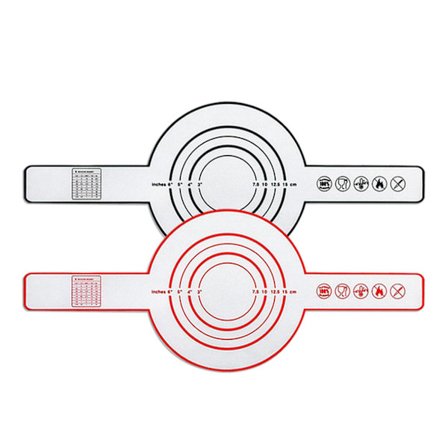Tyuhe 2 stk. silikone brødslynge til hollandsk ovn, non-stick genanvendelig bagemåtte med lange stropper, varmebestandig grydelap