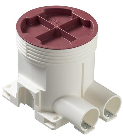 ABB AU5.32 Apparatboks 2 faste stusser for Ø 20-rør, Installasjonsmaterial