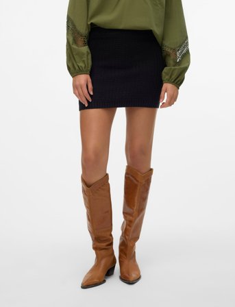 Vero Moda Vmomega Nw Short Skirt Boo - Black - XS