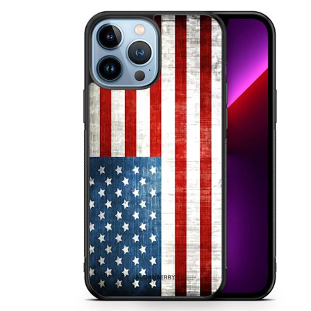 Bjornberry Skal iPhone 13 Pro Max - USA Flagga