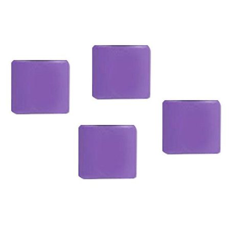 4-pak ladekabelbeskytter USB-kabelbeskytter beskytter USB-kabler for Iphone5, 5s, 6, 6s (lilla)