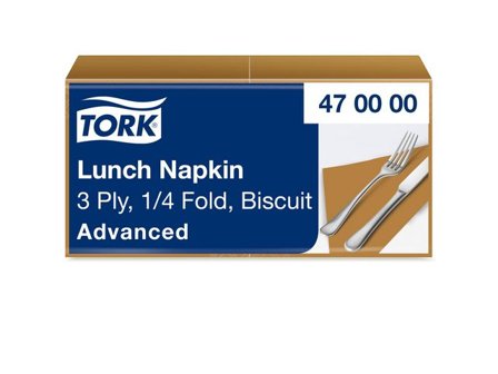 TORK Servett Lunch Mjuk 3-lags beige 150/fp - Lyreco - Kök och servering - Servetter och dukar - Servett - 3-lagers