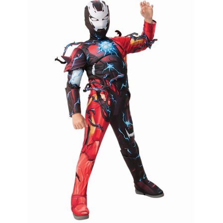 Iron Man Boys Venomized Costume S Orange/Black