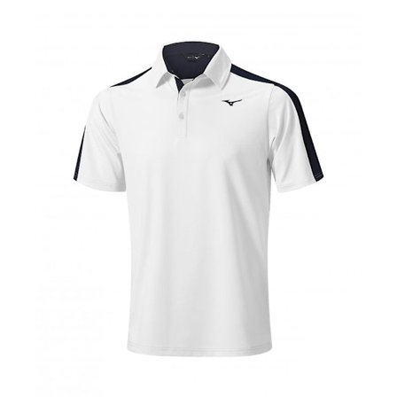 Mizuno Comp Trim Polo för män - Vit