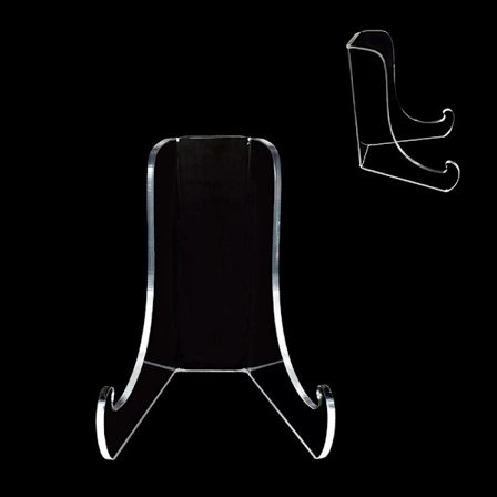 Produktdisplaystativ genomskinlig tabletthållare L