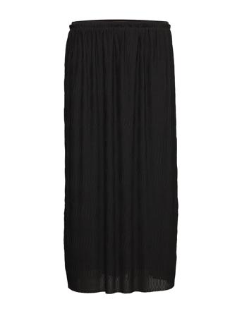 Wave Pliss Skirt Black Filippa K