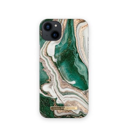 Printed Case iPhone 14 Plus Golden Jade Marble