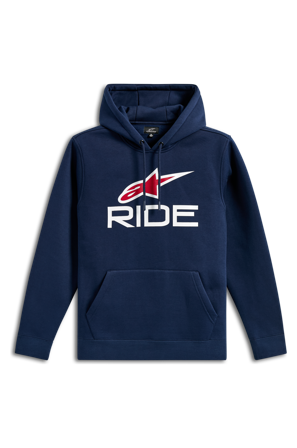 Hoodie Alpinestars Ride V3 Marineblau/Weiß/Rot XL