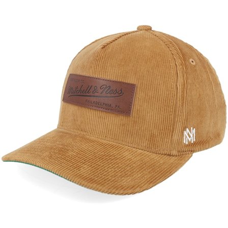 Mitchell & Ness - Beige adjustable Caps - Own Brand Corduroy Pro Crown Khaki A-Frame Adjustable @ Hatstore