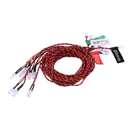 8 LED-belysningssystemkit Simulering Blinkende lys til RC-fly Helikopter