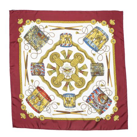 Hermès Vintage, Pre-owned Scarf Rood, Dames, Maat:ONE Size