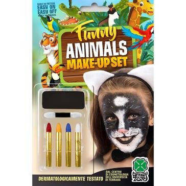 Carnival Toys 9441: Fondotinta Gatto Nero + 4 Matite In Blister