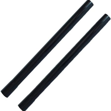 2-pack 32 mm svart dammsugarförlängningsslang - universellt sugrör KLB