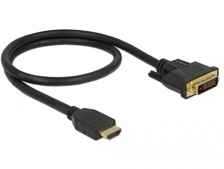 Delock adapterkabel - HDMI / DVI - 50 cm