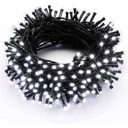 Julelys 200 LED, 20M innendørs og utendørs jul