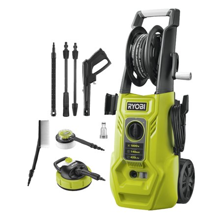Ryobi RY140PWA-P Högtryckstvätt 1800 W, Städ- & rengöringsmaskiner