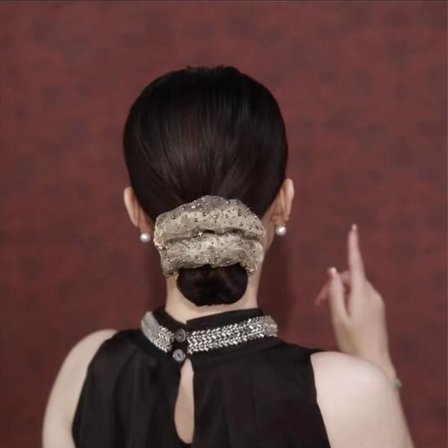 Flower Hair Clip Hair Bun Maker 04 04