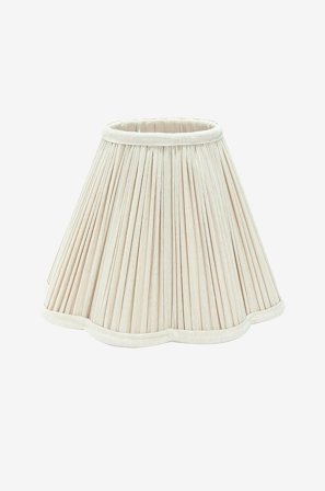 PR Home - Toppringskärm Siv Plissé 30 cm - Beige - Lampskärmar - Från Homeroom