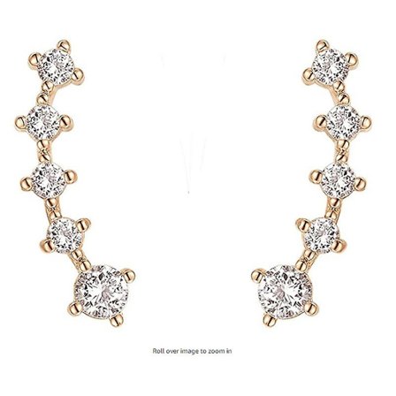 1 par vintage örhängen roséguld