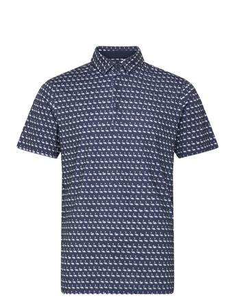 Mattr Flamingo Polo Polos Short-sleeved Blå PUMA Golf*Betinget Tilbud
