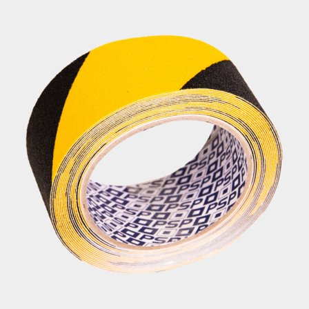 Anti-slip tape PSP Safety Tread Heavy Duty, 50 mm x 5 meter, black/yellow