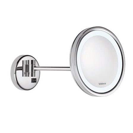 Valera Swiss 207.05 Optima Light One - Förstorande spegel med LED-belysning för väggmontage