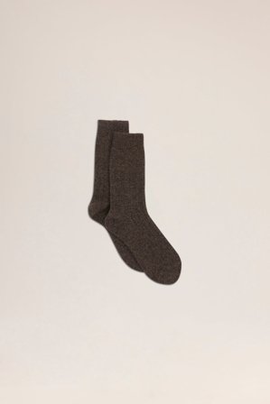 NN07 Sock One Socks male Brown Wool Blend