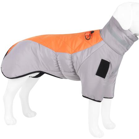 Pet Dog Hög Krage Kläder Väst Valp Vinter Varm Vadderad Jacka