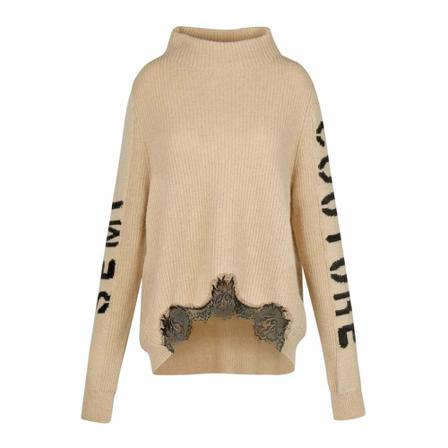 Semicouture, Turtleneck Beige, Dames, Maat:XS