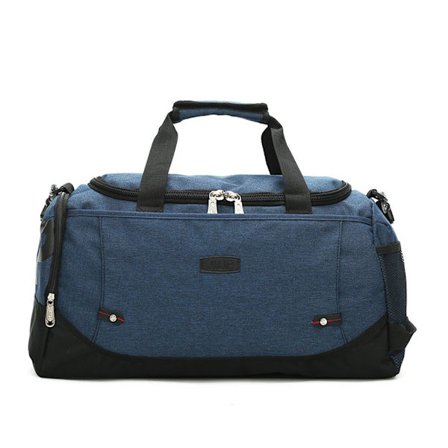 Stor Holdall Bag Duffelväska Cabin Bag Resväska BLÅ blue
