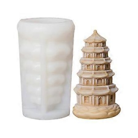 Varmebestandige silikonbakeformer, tårnformet form for moussekake, non-stick form for bakverk, dessertform